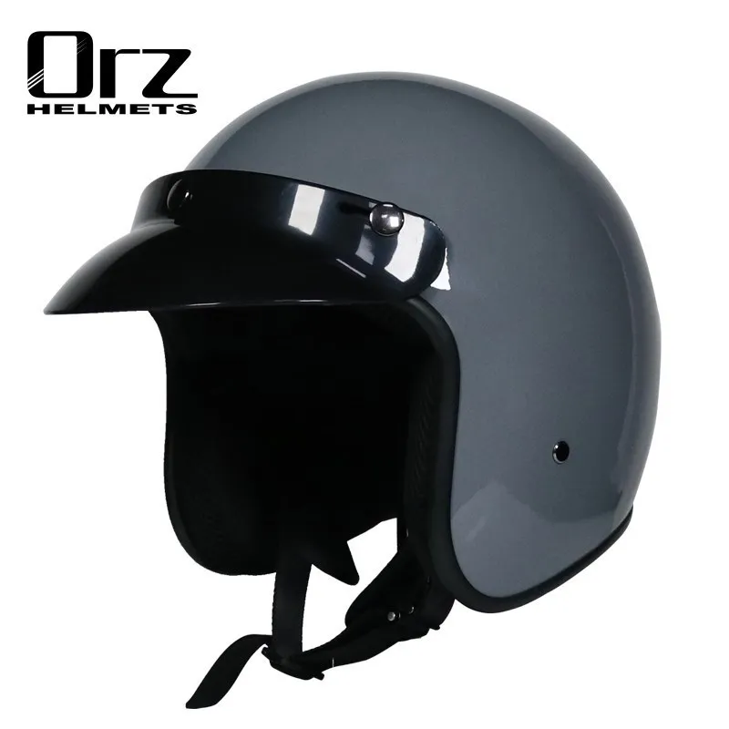 

Мотоциклетный шлем Moto rcycle Moto cicleta Cacapete Casco Casque Retro открытый шлем 3/4 moto casco DOT approved