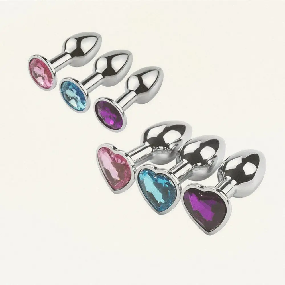 الإدراج بأعقاب القلب المكونات للرجال الفولاذ المقاوم للصدأ ألعاب جنسية للرجال Cul هزاز خاص بالسيدات لايف Sexitoys الأسرة الحميمة #3