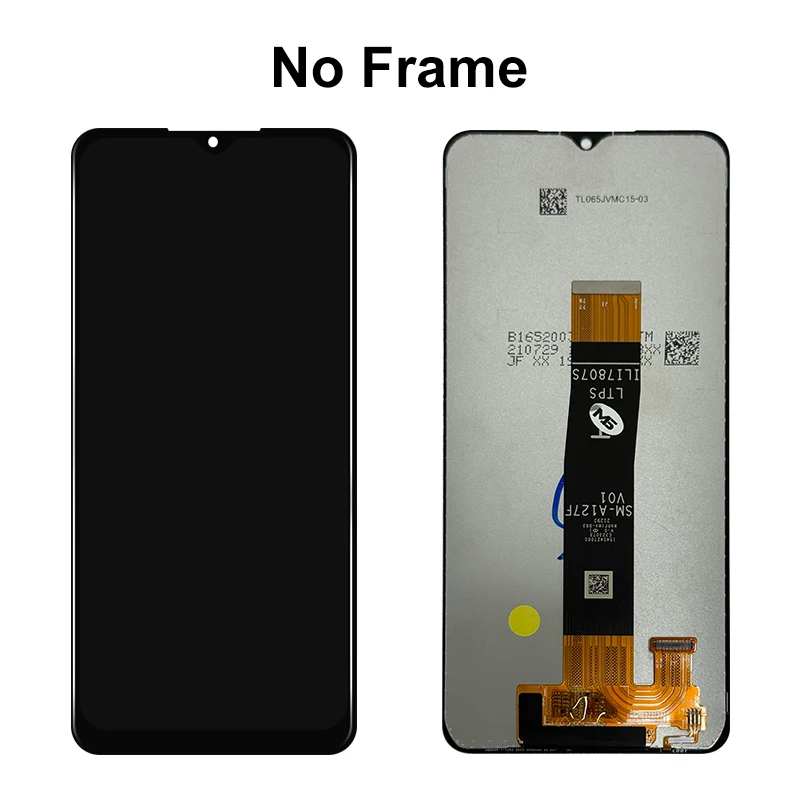 OLED For Samsung A12 Nacho LCD Display Touch Screen Digitizer Assembly For Samsung A127 A127F A127M A127U LCD With Frame image 4