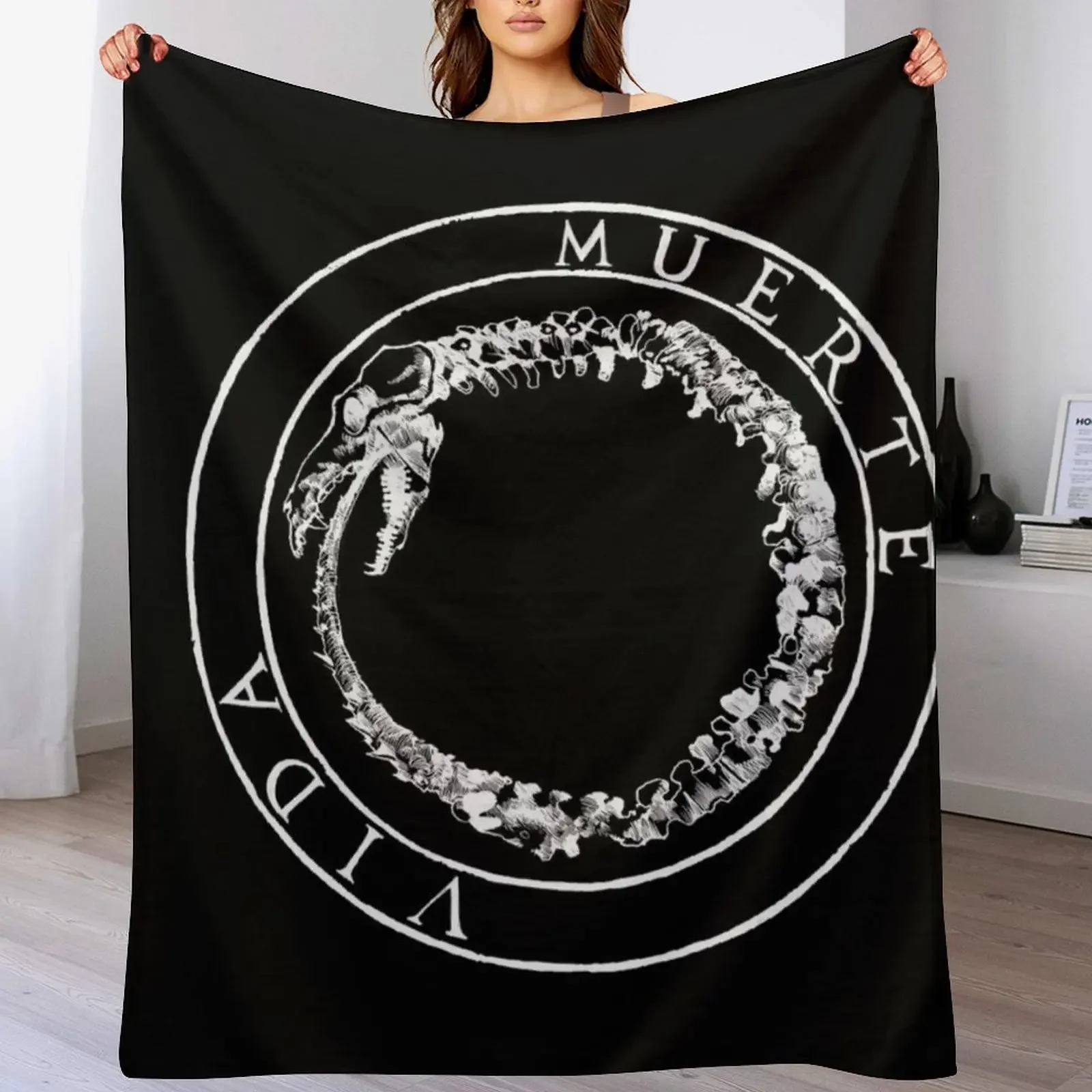 

Disco Canserbero - Death Throw Blanket Winter beds Vintage Flannel Fabric Sofa Blankets