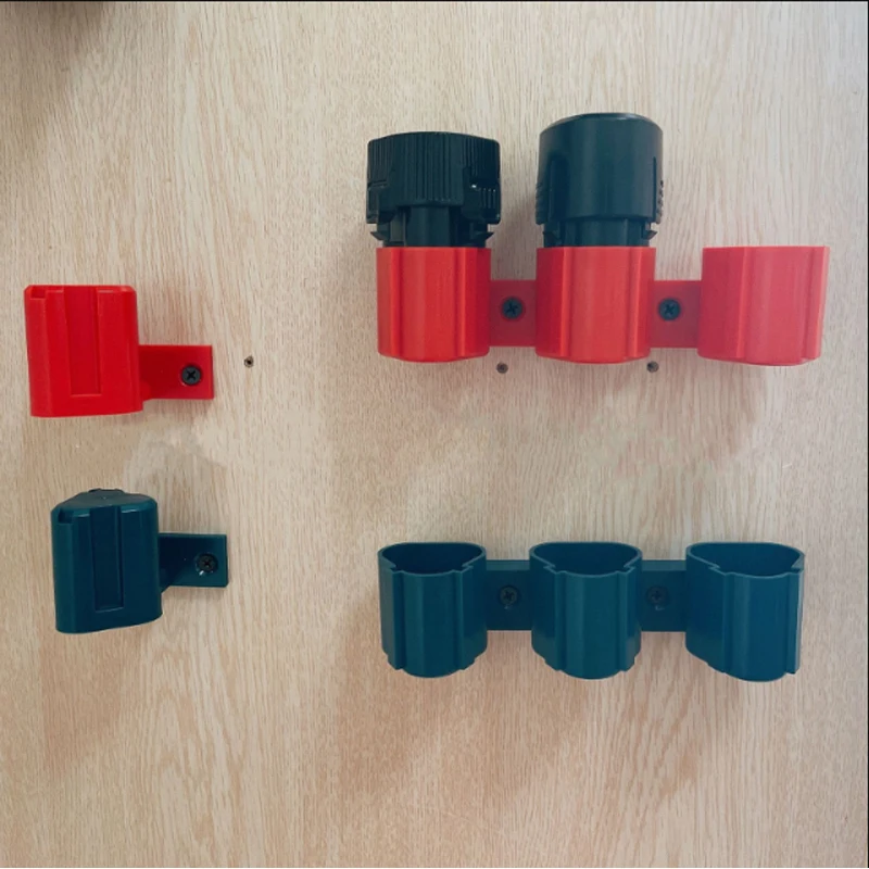 For Makita Battery Rack Durable Battery Hanger For Milwaukee/Bosch 10.8/12V Tool Holder Dock Mount Battery Holder Wall Mounted