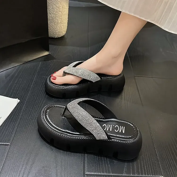 Summer Women Beach Flip Flops Slippers Fashion Platform Woman Sandals Thick Sole Outdoor Casual Ladies Shoes Zapatos Mujer