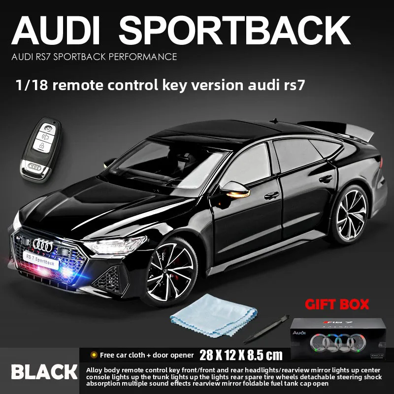 Official Licensed 1:18 AUDI RS7 Sportback Alloy Car Model
