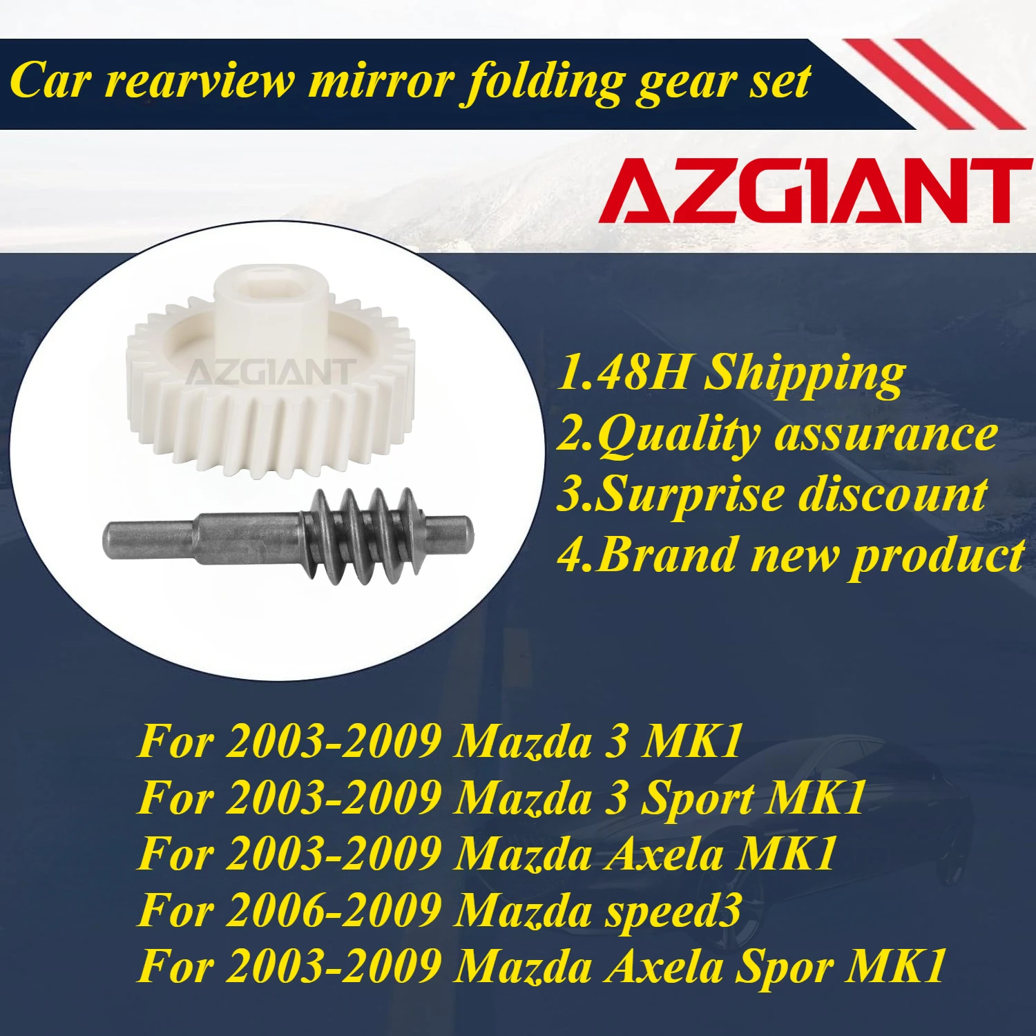 Механизм складывания зеркала заднего вида для Mazda 3