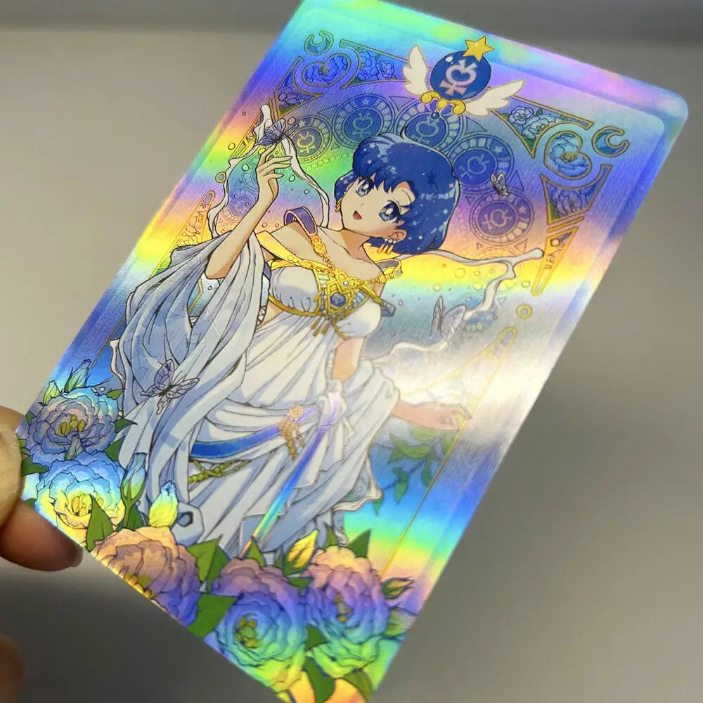 Anime Goddess Story DIY ACG Mizuno Ami Tsunade Shirahoshi Aoyama Nanami Sparkling Collectible Card Christmas Birthday Gift