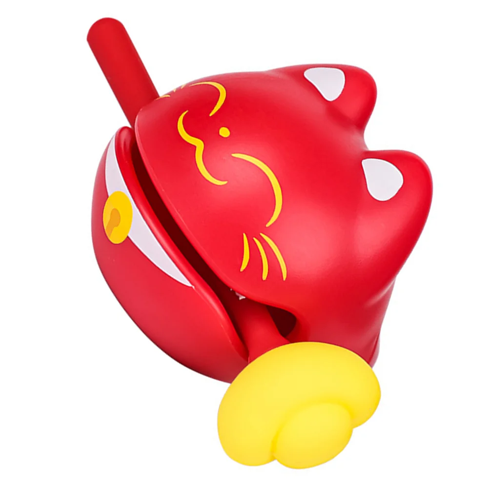 

1Set Cartoon Wooden Fish Temple Block Meticulously Crafted ABS Material Office Relaxing Percussion Instrument Wealth Luck