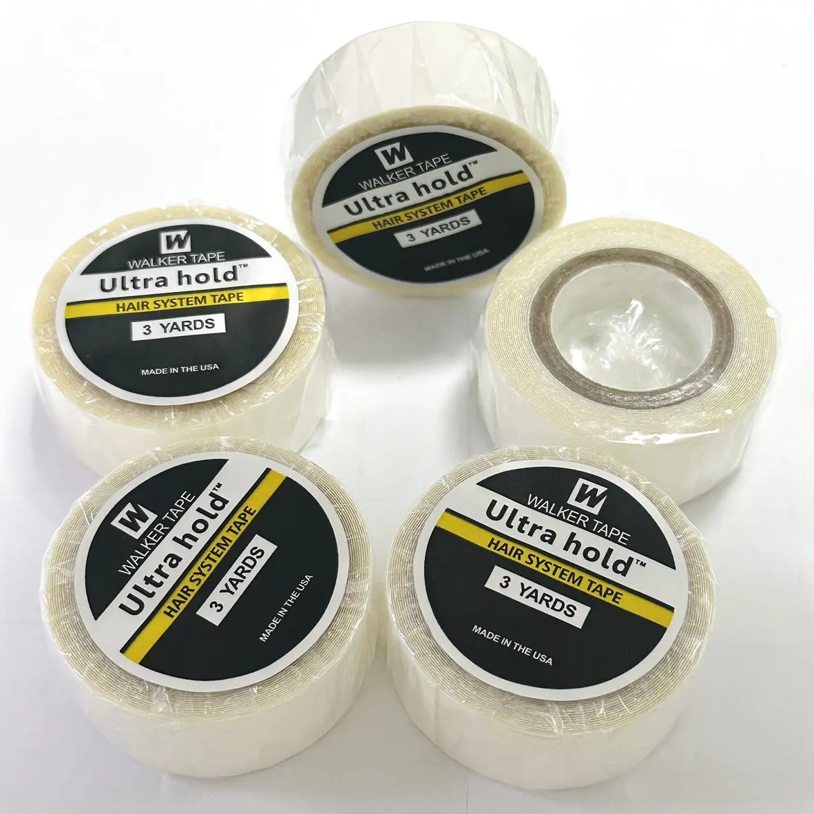 

2/3/5pcs 3YARDS 2.0CM Width Hair Double Sided Adhesives Tape For Hair Extension Toupee Wig White Tape Strong Hold For Hair