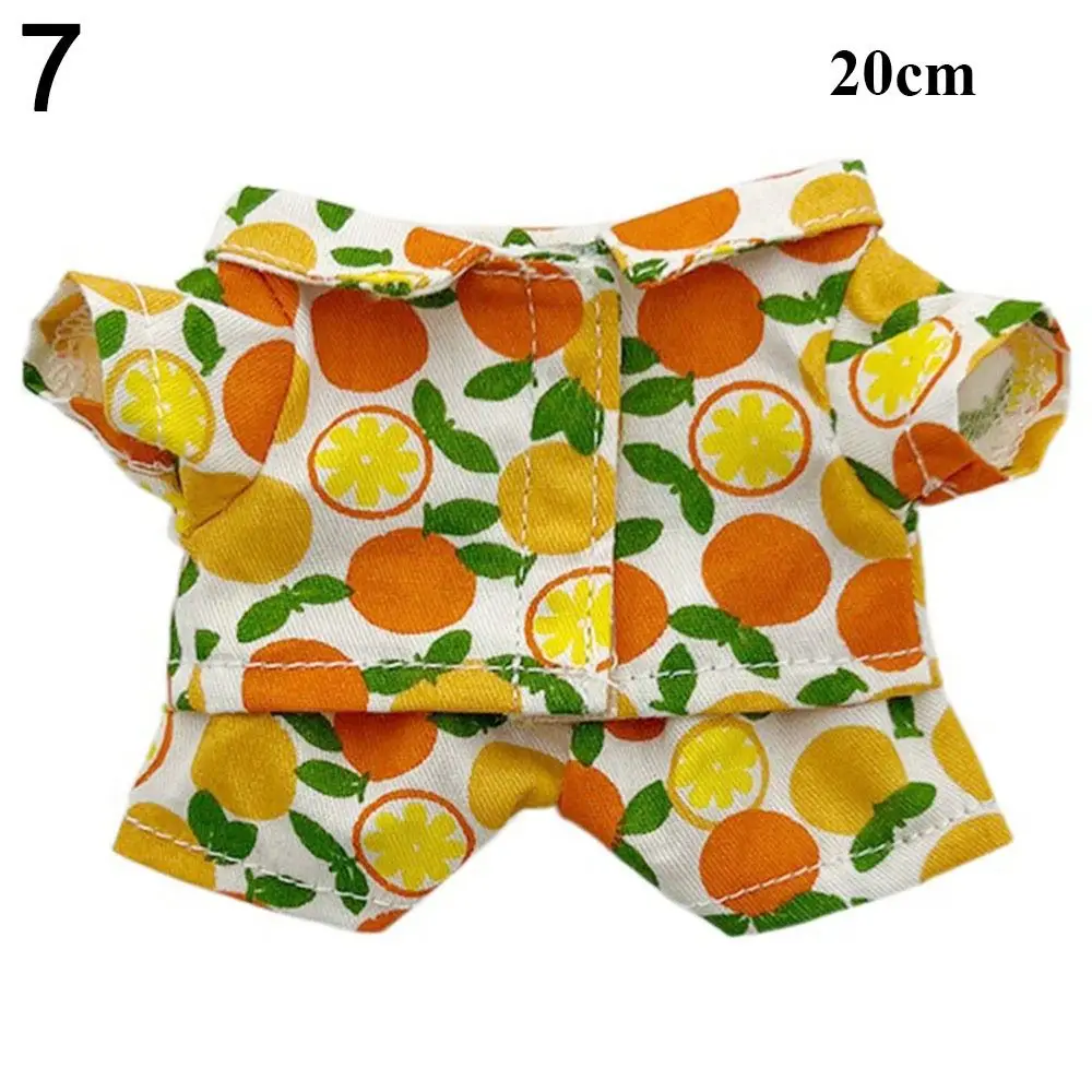 

10 цветов, мини-одежда, хлопковая мини-рубашка, одежда для сна, 15/20 см, одежда для кукол, подшерсток для куклы