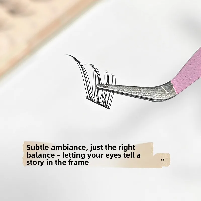 Klebefreie & Aufklebbare Fox-Eye-Wimpern, Natürliche, Wispy, Geschwungene Wimpern ohne Klebstoff, Flügelwimpern für Ober- und Unterwimpern, Künstliche Wimpern – Detail 8