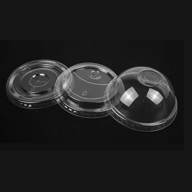 

100pcs/pack 95mm High Quality Plastic Cup Lid Disposable Milk Tea Cup Cover