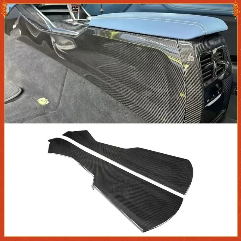 

For BMW G87 M2 G80 M3 G82 G83 M4 Real Dry Carbon Fiber Interior Center Console Cover Decoration 2021+ Modification Accessories