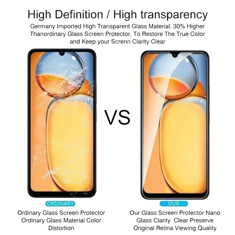 Xiaomi用強化ガラス保護フィルム,カメラレンズ,スクリーンプロテクター,redmi 13c,12c,12r,redmi 13c,redmi 13c,redmi 13c