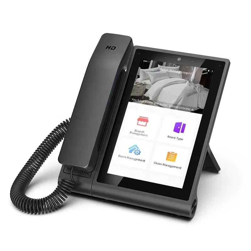 Office Meeting Phone with HD   Video calling Ethernet POE Port WiFi Voip  Android  desk SIP phone