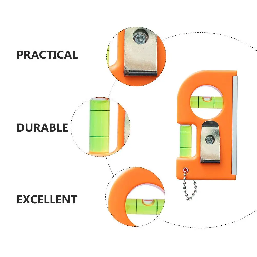 2pcs Miniature Pocket Leveler High Precision Tool Portable Balance Ruler Spirit Level Horizontal Measuring Instrument Level