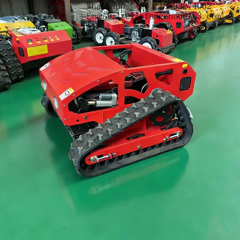 Engine 4 Stroke Lawn Mower 550mm Cutting Width Wireless Remote Control Heavy Duty Garden Farm Machine Pro Kit