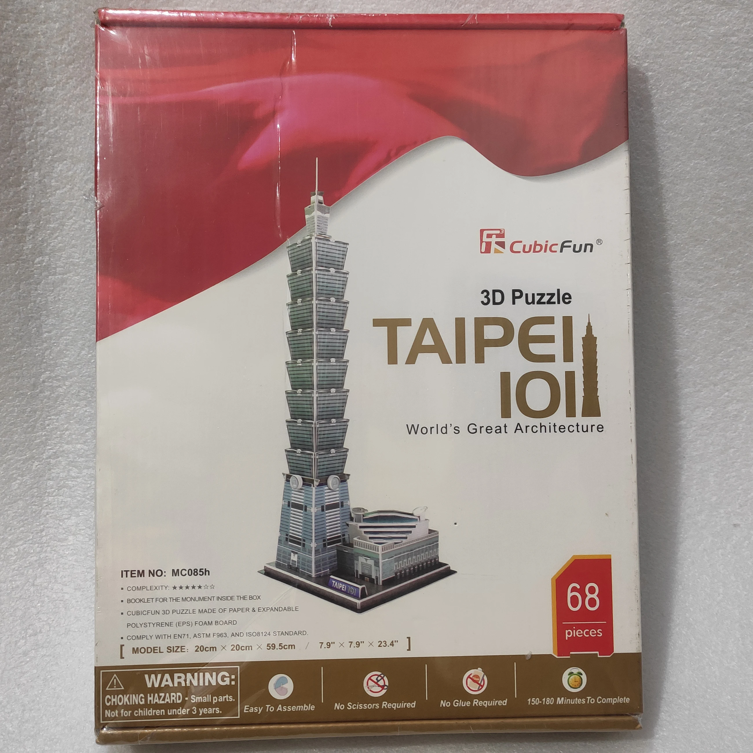 Taipei 101, Китай, Тайвань, Тайbei Tall, Эдифизи, 3D бумажная головоломка, модель здания, игрушка, архитектура, подарок на день рождения для мальчиков и девочек