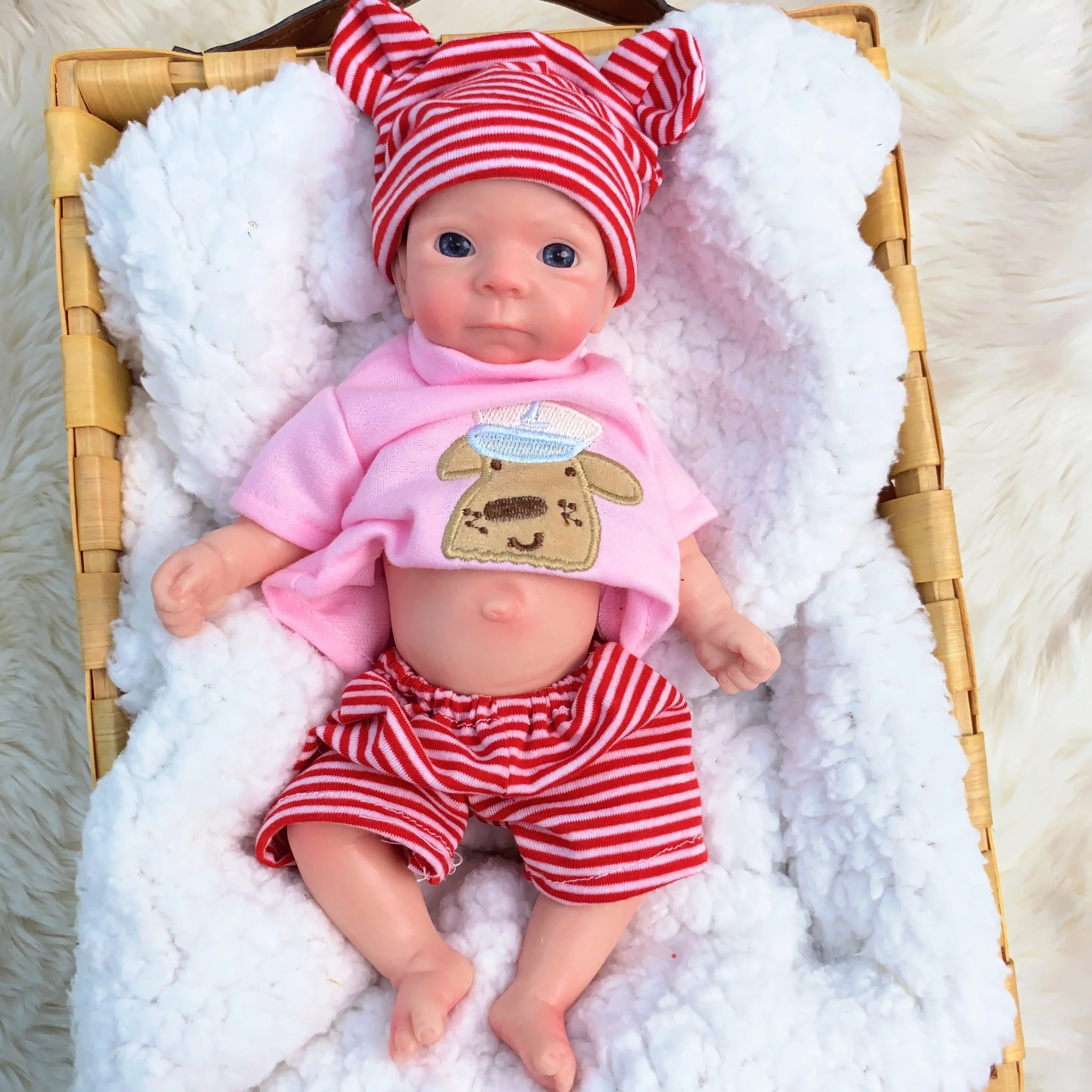 Saskia 10 pouces Silicone Reborn poupée à la main nouveau-né bébé poupée Bettie Silicone fille pour cadeaux d'anniversaire