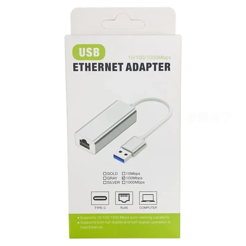 Adaptor Jaringan Ethernet USB 2.0 Ke RJ45 LAN, untuk Apple Mac MacBook Air Laptop PC