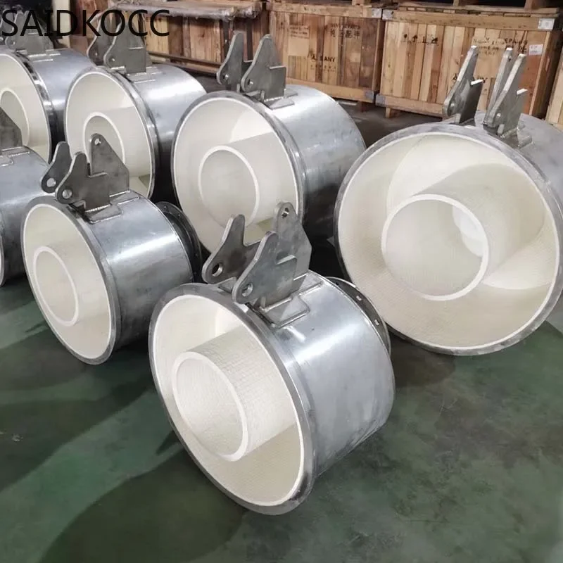 Customized stainless steel cyclone component with wear-resistant ceramic lining and corrosion-resistant transportation pipeline