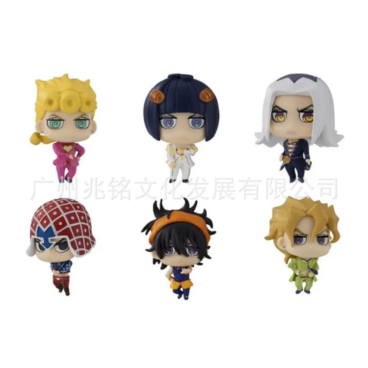 5CM Anime JoJo Bizarre Adventure Figure Kujo Jotaro Star Platinum Iggy Polnareff Kakyoin Tenmei Action Figure Kids Model Doll