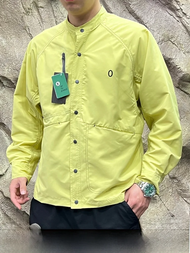 

Рубашка Wild Style с длинным рукавом на пуговицах, повседневная, контрастных цветов, для пар, дышащая, быстросохнущая, из полиэстера, весенняя коллекция