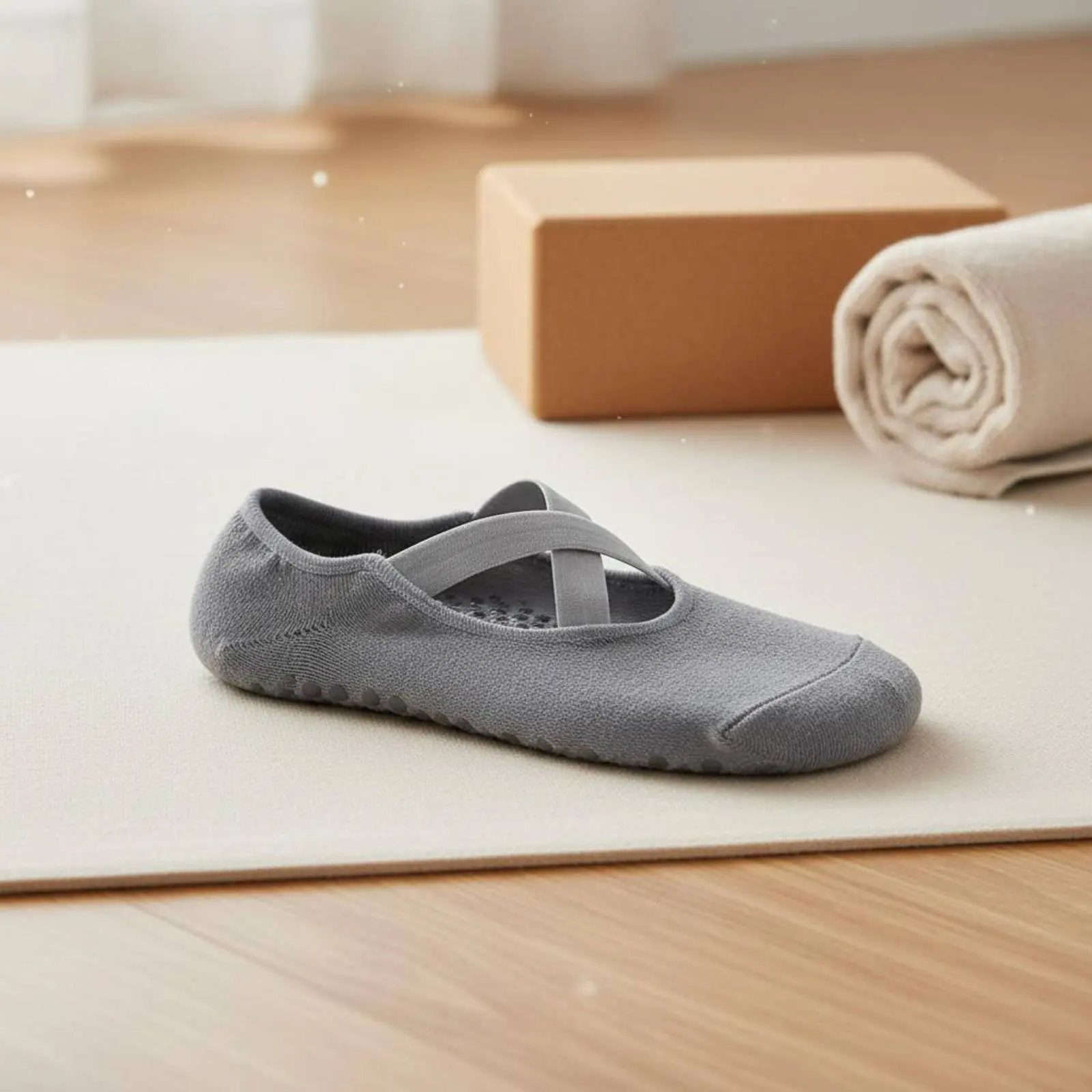 

Non Slip Fitness Socks Breathable Non-Slip Pilates Socks Long-Lasting Hygienic for Women, Gym