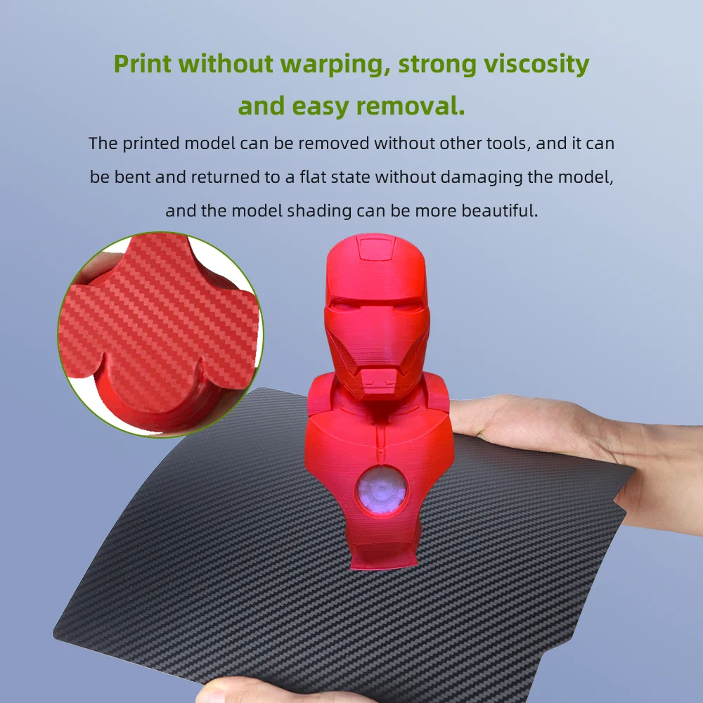 Lerdge 180/220/235/257/310mm Smooth/Textured PEI PEO PET Double-side Build plate Magnetic Spring steel sheet for Ender 3 Hotbed