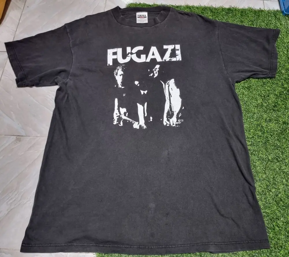 rare Vintage 90s Fugazi Repeater T-Shirt American Post-Hardcore Band XL