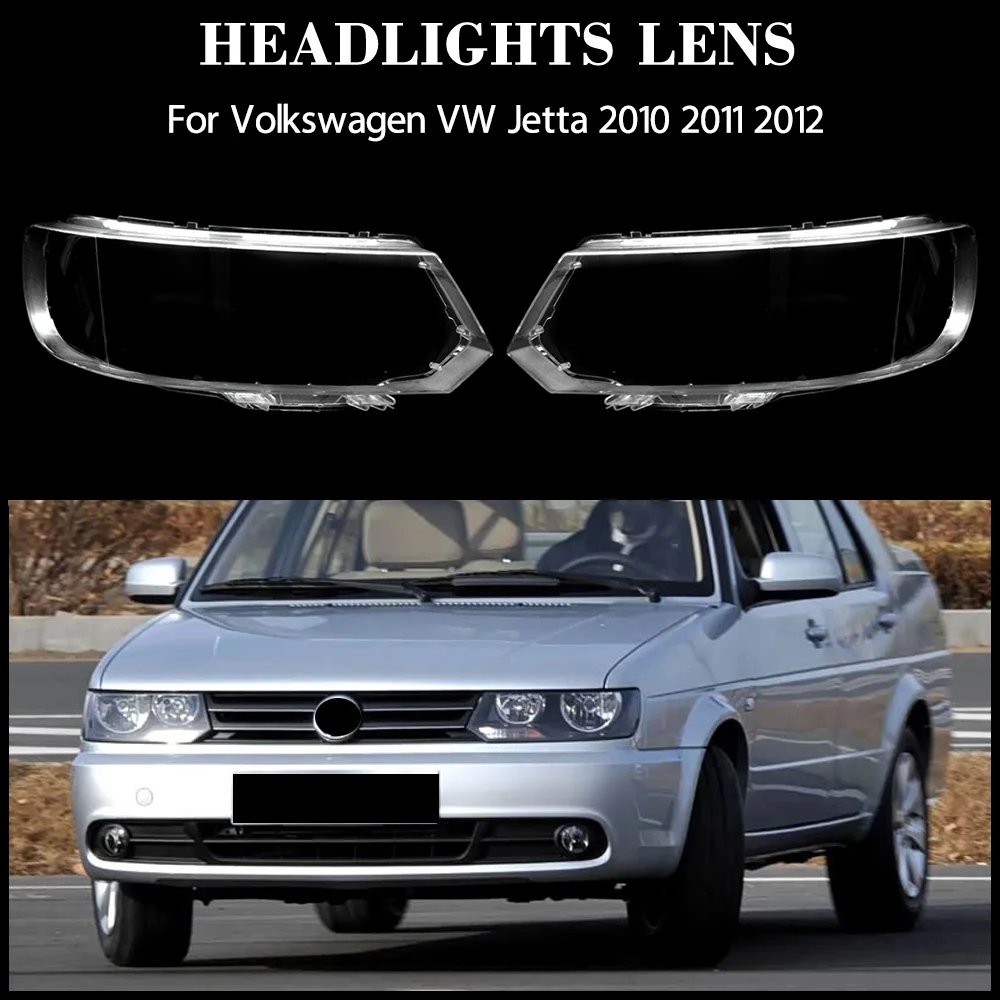 

For Volkswagen VW Jetta 2010 2011 2012 Headlamp Cover Transparent Lens Headlight Shell Replace Original Lampshade Plexiglass