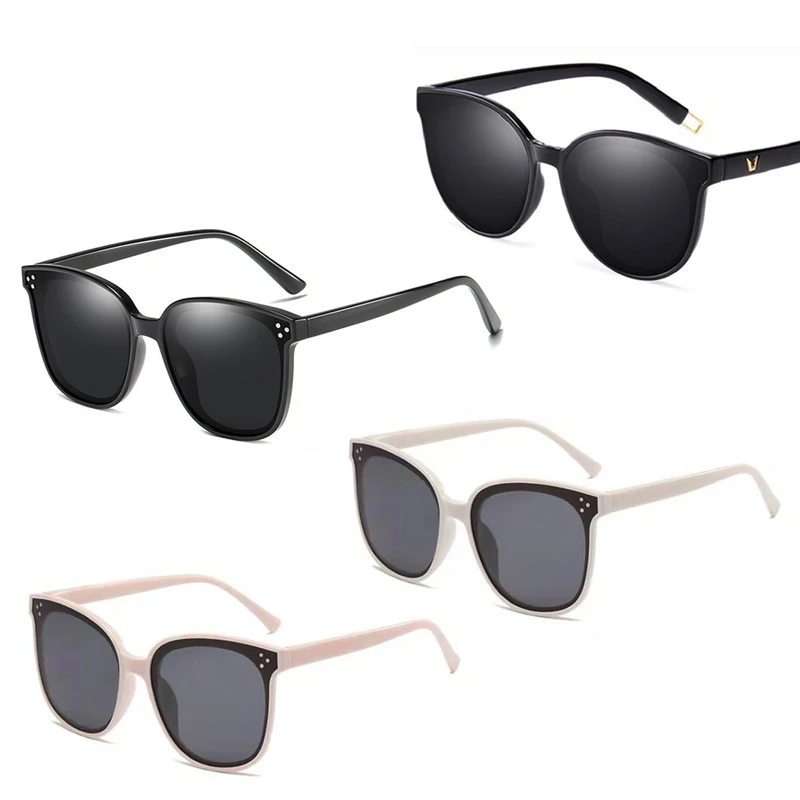 Sunglasses Female Summer Sunscreen Anti-UV Retro Driving Sunscreen Sun Glasses Classic Black Square Leisure Travel Sun Eyewear