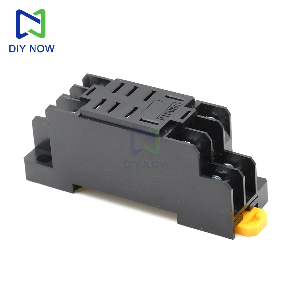 LY2NJ التتابع DC12V 24 فولت التيار المتناوب 220 فولت لفائف الطاقة التتابع LY2NJ DPDT 8-pin HH62P JQX-13F مع قاعدة المقبس التتابع الكهرومغناطيسي العالمي