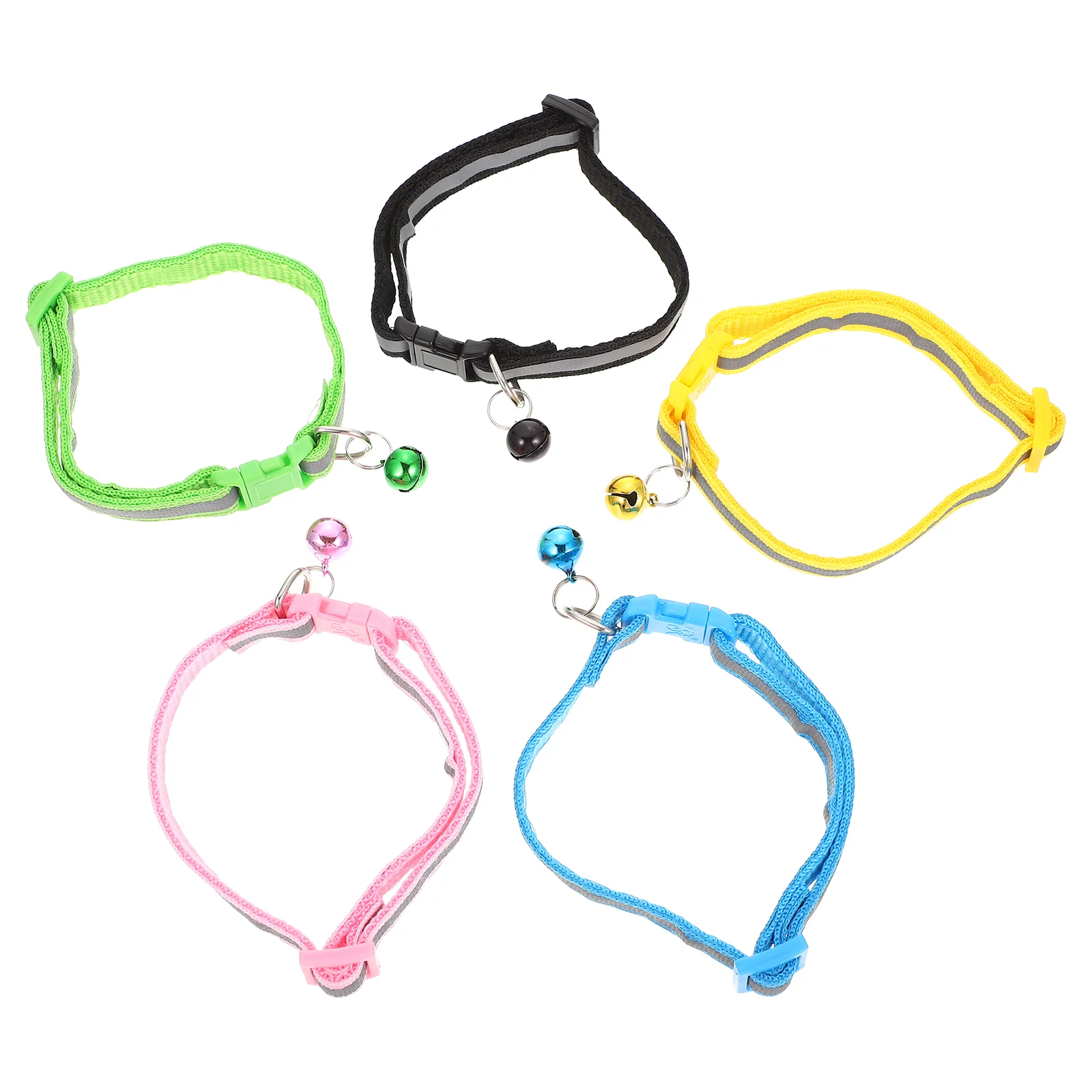 

5Pcs Household Cat Collars Reflective Collar for Cat Practical Collar for Cat Pet Neck Decor dog collar