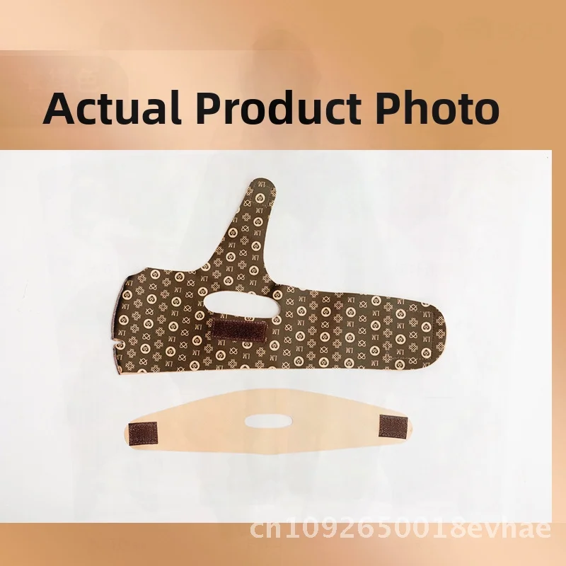 قناع ضمادات الوجه طويل النظر من ثلاثة أجيال - جهاز تجميل غير كهربائي لشد الوجه على شكل حرف V لشد الوجه والذقن المزدوجة للوجه #2