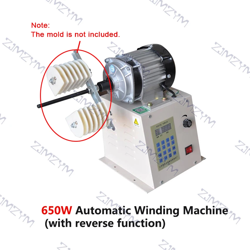 650W/800W CNC Winding Machine,Enameled Automatic Wire Winding Machine Electric Wire Coil Winding Machine 0-999 Rings 220V