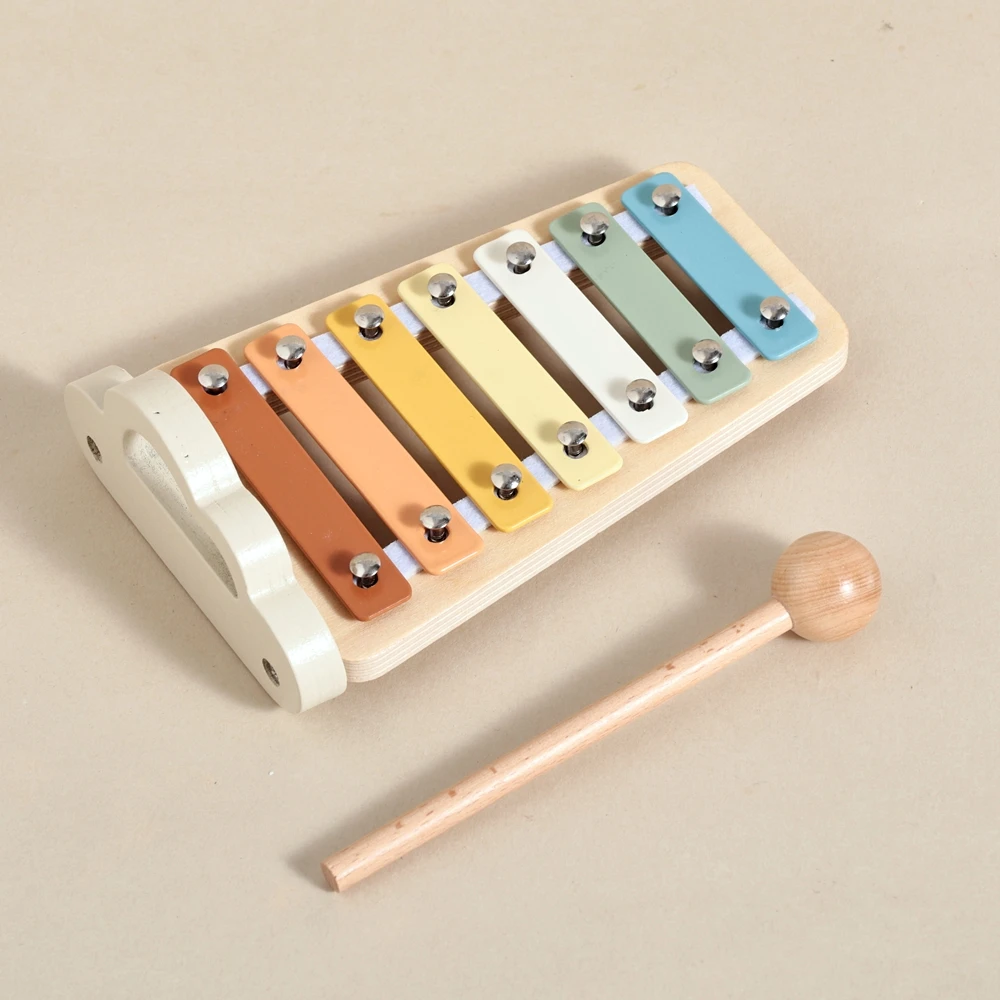 7pc Sets Musik Spielzeug für Kinder Musik Instrumente Mädchen Spielzeug Holz Cartoon Pädagogische Instrumente kinder Spielzeug Instrumente – Detail 18