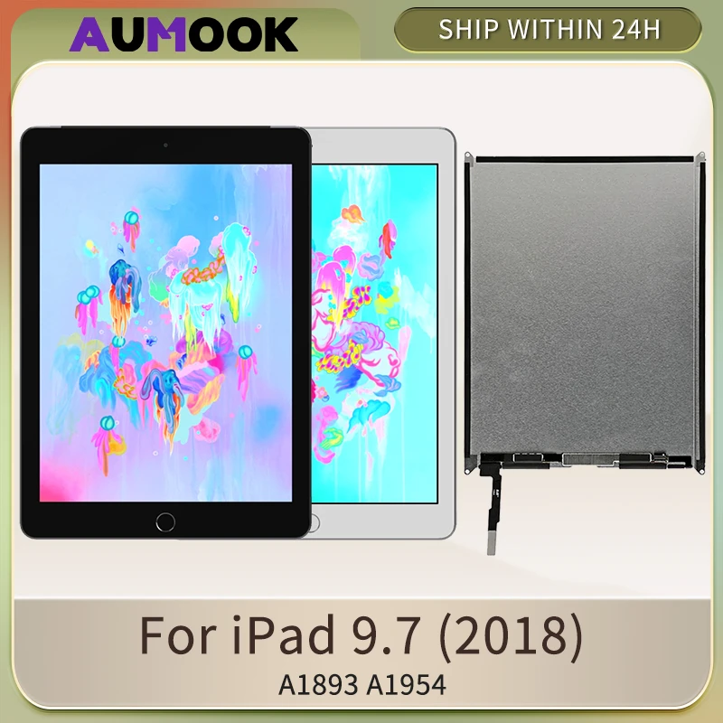 IPad用LCDタッチスクリーン,9.7インチ,2018世代,組み立て部品a1893
