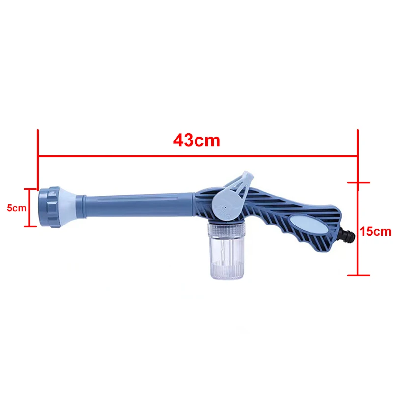 Hot Multi-function sprinkler 8 IN 1 High Pressure Water Power Blaster Spray Gun Garden Hose Lawn Car Wash Spray Gun Cleaning