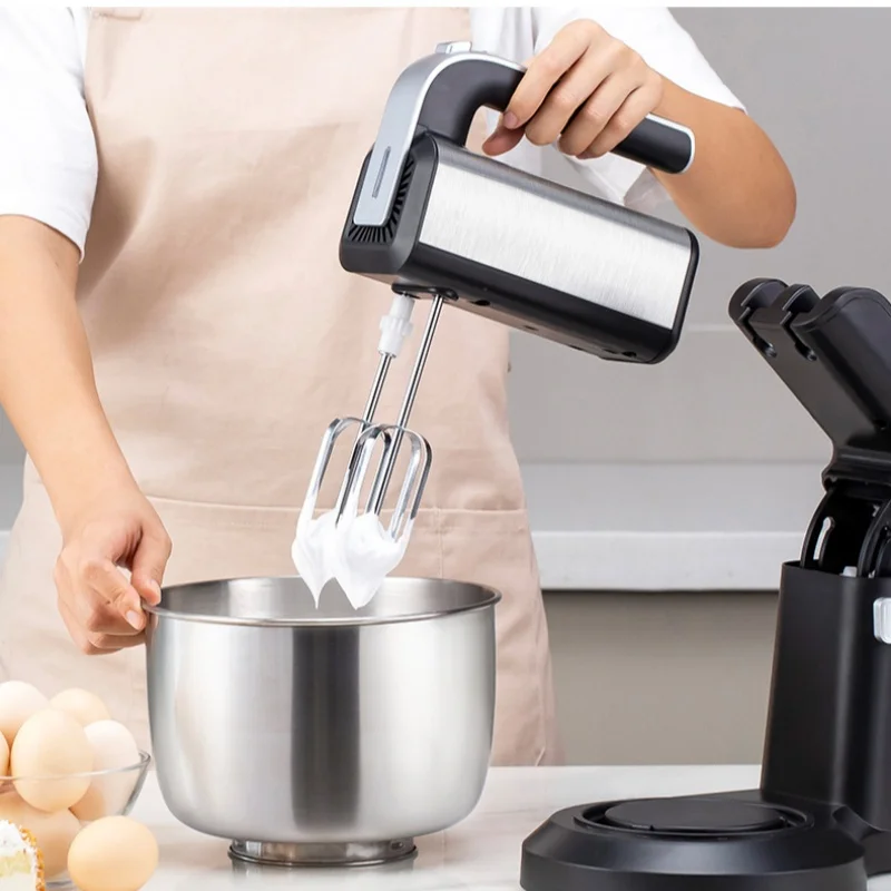 High Quality Desktop Household Egg Beater Multi-Function Cream Machine Cake Tools  High-Power Electric Dough Mixer Whisk