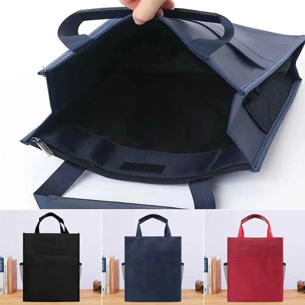 

Портативная сумка для документов из ткани Оксфорд, пыленепроницаемая, многослойная, вместительная, органайзер для документов, канцелярские принадлежности