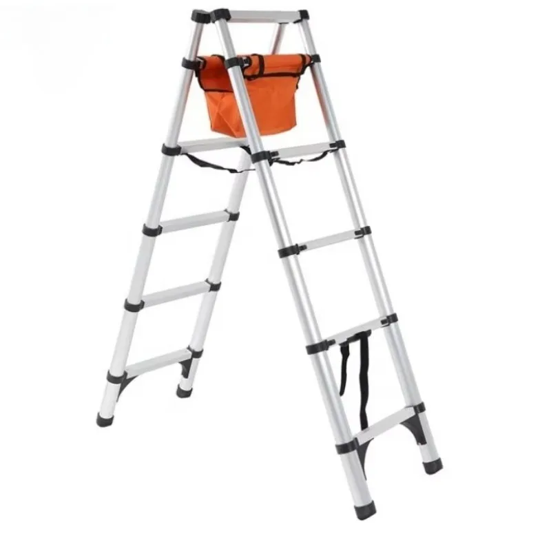 Multi-Functional Adjustable Equipment Contractor Grade Telescopic Lift Workshop Telescopic Ladder Rack