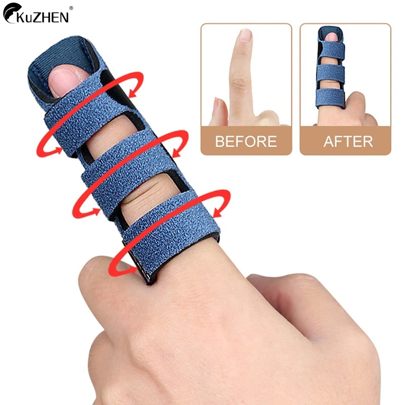 

1Pc Adjustable Finger Corrector Splint Pain Relief Finger Brace Support Hand Splint Fix Strap Protector For Arthritis Joint