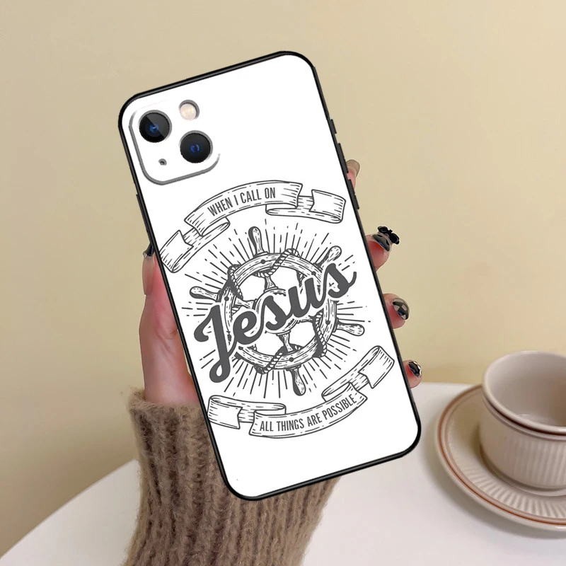 Faith Christian Jesus Phone Case For iPhone 14 13 12 11 15 16 Pro Max 7 8 Plus X XR XS Max 12 13 Mini Cover Case