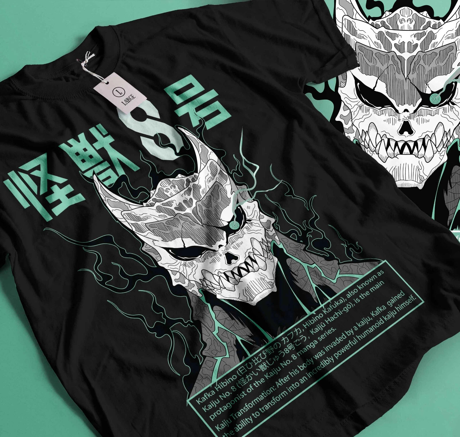 

Kaiju No 8 T-shirt Mina Shiro Kaij HoshinaGift Manga Best Anime Shirt Allsize361 Breathable Personalized Loose Cotton