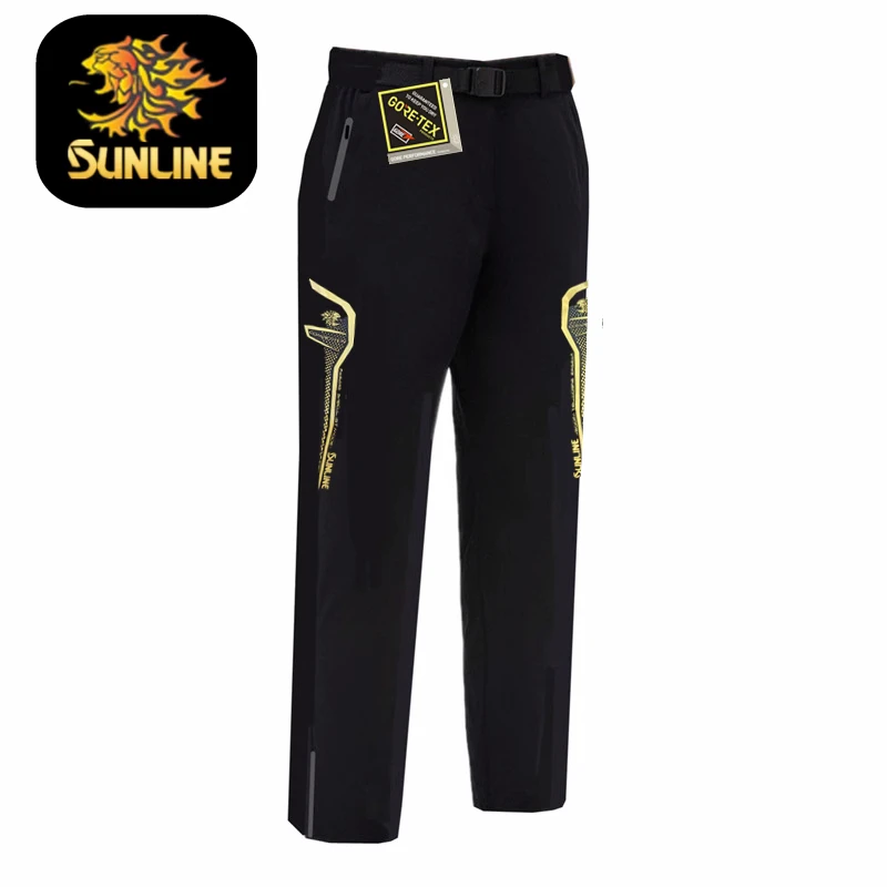 

2024 New Sunline Fishing Pants Summer Waterproof 3-layer Laminated Adhesive Breathable Durable Adjustable Waist Fishing Pants