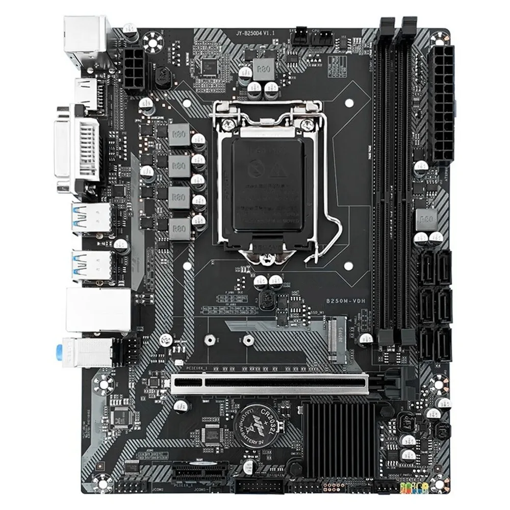 

B250 Motherboard LGA1151 Pin DDR4 Memory I3 8100/9100 SATA3.0X6 Interface Desktop Computer Motherboard