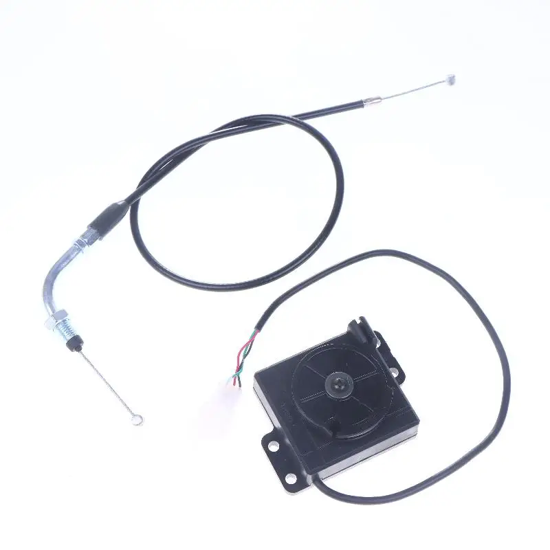 1 Set Electric Motorcycle Scooter Accelerator Unit With Cable Line Set For Universal Throttle Grips