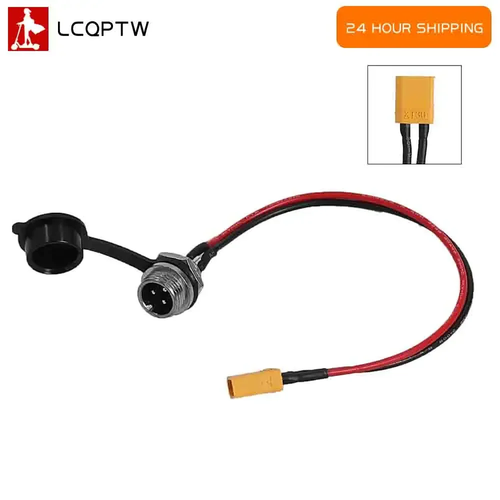 M12 XT30 T Word Bullet Head Plug-in Type Aviation Head Charging Port For Electric Scooter Universal Repair Parts