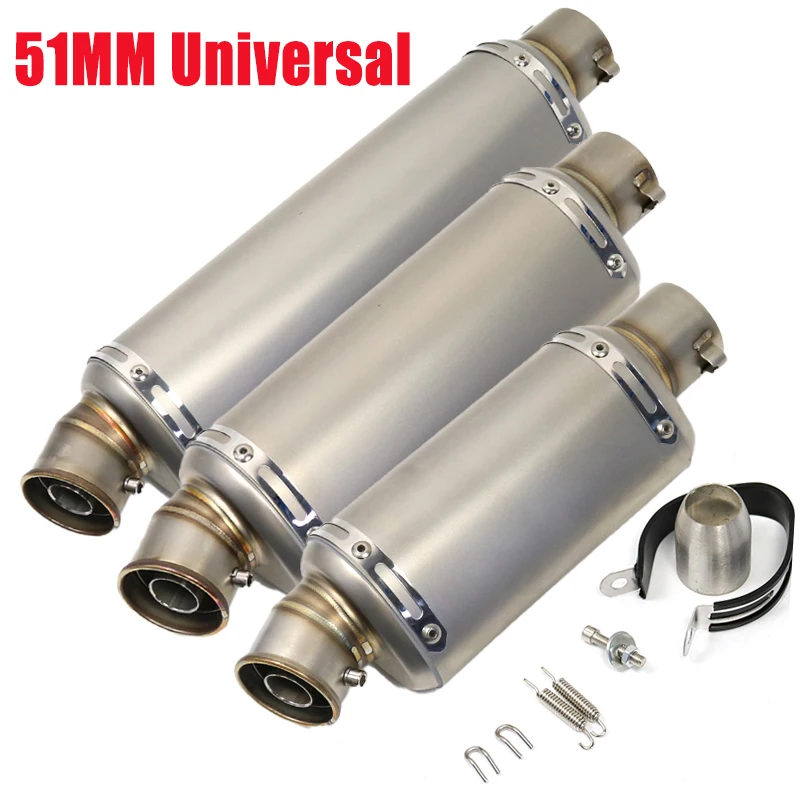 

Универсальный мотоциклетный глушитель 51 мм Escape Moto с DB Killer для Yamaha PCX125 FZ1N Z900 CBR500R R6 R25 R3 R1