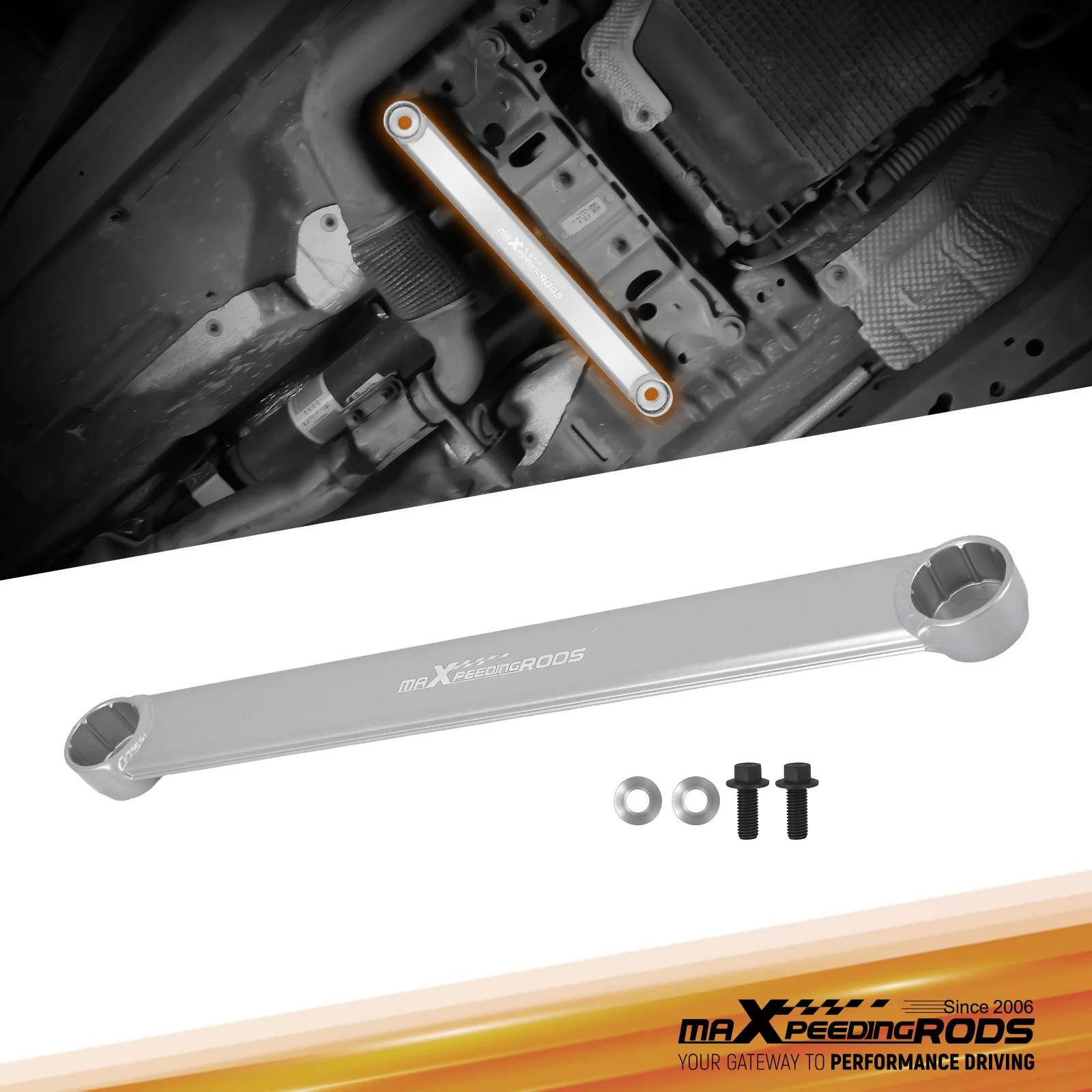 

Усилитель центральной нижней балки (2 точки крепления) для Ford Mustang 2.3T 5.0L 2015-2023