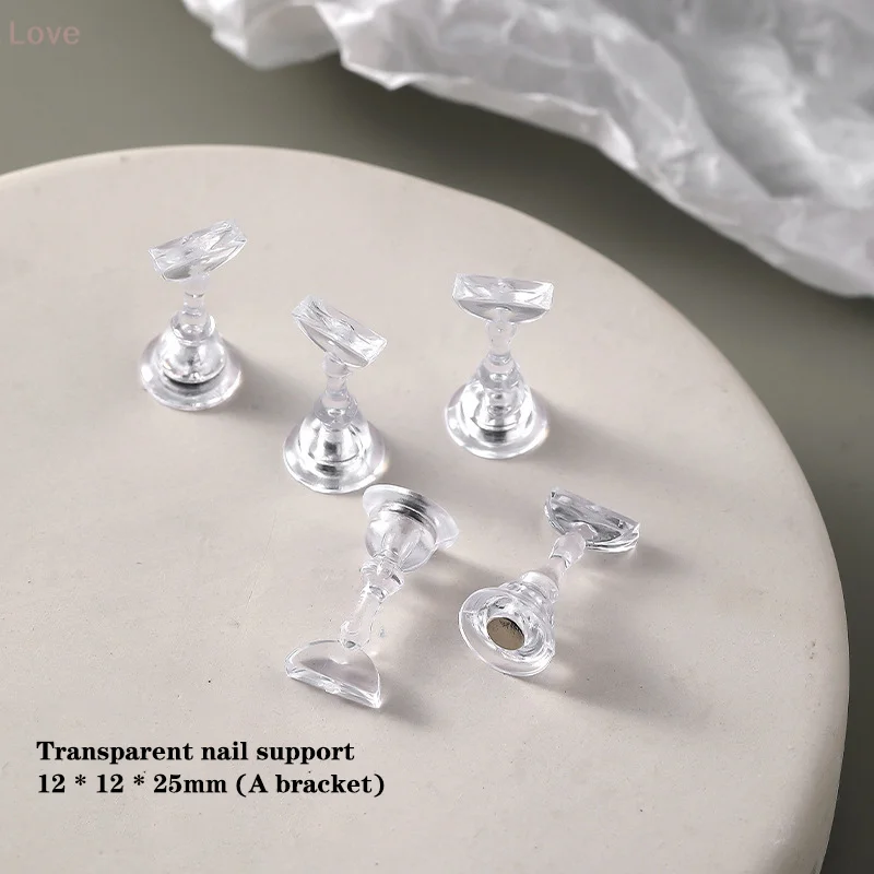 1개 네일 디스플레이 아크릴 네일 디스플레이 스탠드 팁 홀더 자석 네일 연습 스탠드 손톱 DIY 네일 스탠드 도구